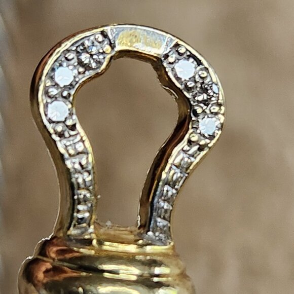 David Yurman Sterling Silver & 18K Yellow Buckle Bangle Bracelet - Picture 6 of 7